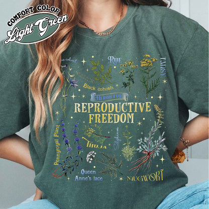 Reproductive Freedom Comfort Colors Shirt, Women Health, Herbs, Roe v Wade, Rights, Feminist, Support