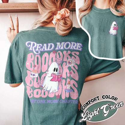 Read More Booooks Halloween, Read More Booooks T-Shirt, Read More Booooks Shirt, Read More Booooks, Halloween Party Shirt, Spooky Season Shirt