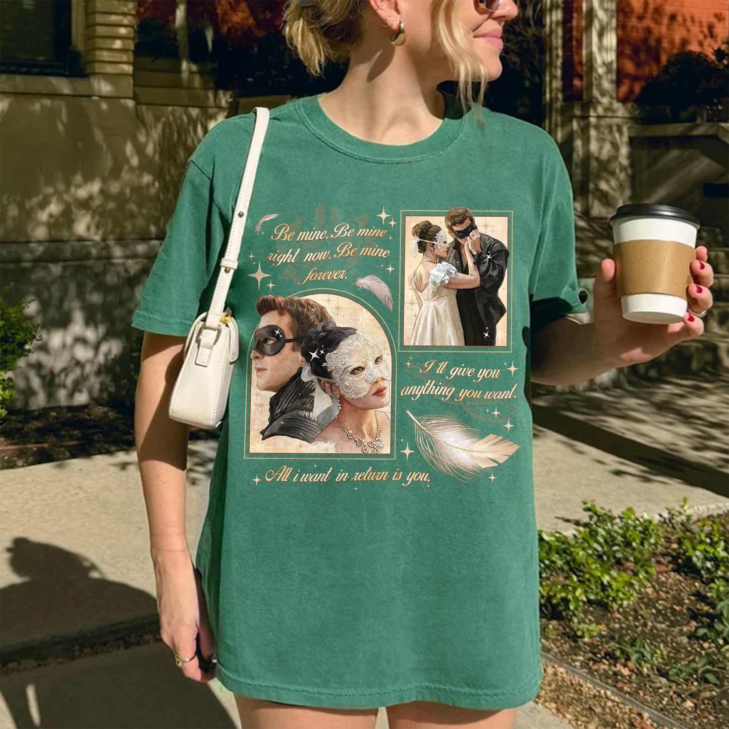 From Masquerade to Marriage – Benophie Inspired – Bridgerton Benedict & Sophie Regency Romance Tshirt
