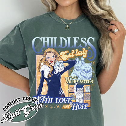 Childless Cat Lady Shirt, Election Shirt, Cat Lover Shirt, I Vote Tee, Vote Blue Election Shirt, Roevember Shirt, Feminist Shirt, Madam President