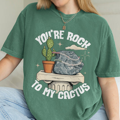 Custom You're Rock to My Cactus, Better Together Couple Gift, Opalite Inspired, Matching Married Tshirt