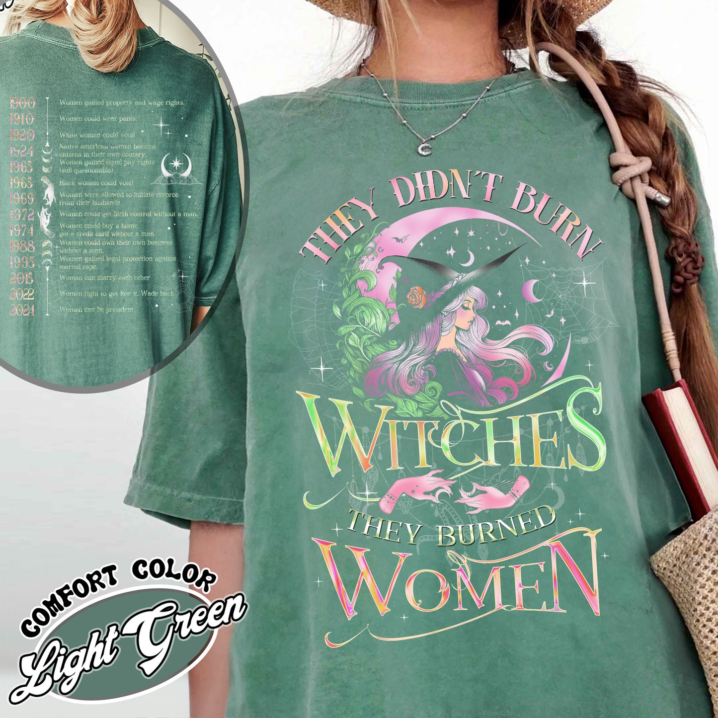 They Didnt Burn Witches They Burned Women Shirt, Girls Will Be Girls Witchy Feminist Shirt, Burn the Patriarchy Shirt, Women’s Rights Shirt