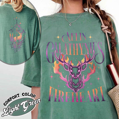 Fireheart Queen Aelin Comfort Colors Shirt, Terrasen to Whatever End Fireheart, Fireheart Queen Aelin Shirt, You Do Not Yield Shirt, TOG Shirt