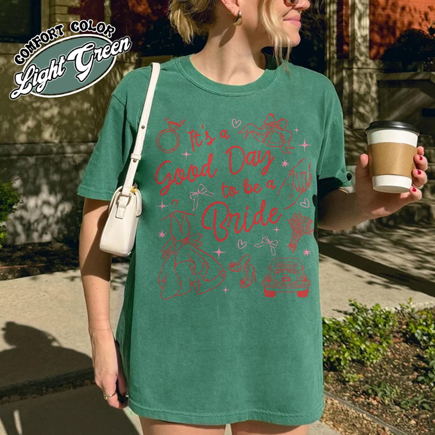 Bachelorette Comfort Colors Shirt,,It’s a Good Day to Be a Bride and Bridemaid Shirt, Bridal Party, Bachelorette Gift