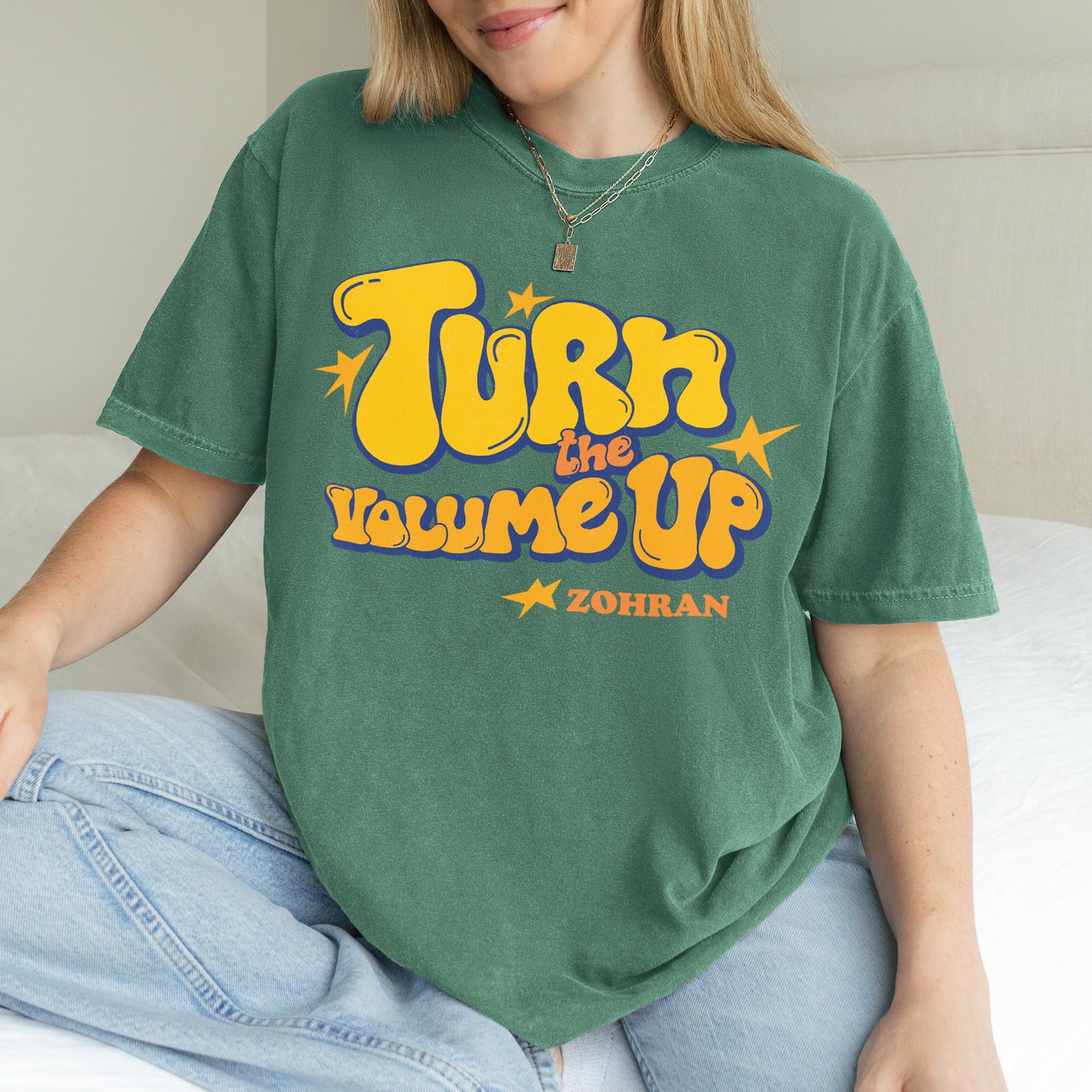 Turn the Volume Up, Zohran Mamdani, Zohran NYC Mayor, Progressive, Liberal, NYC 2026, Democracy Tshirt