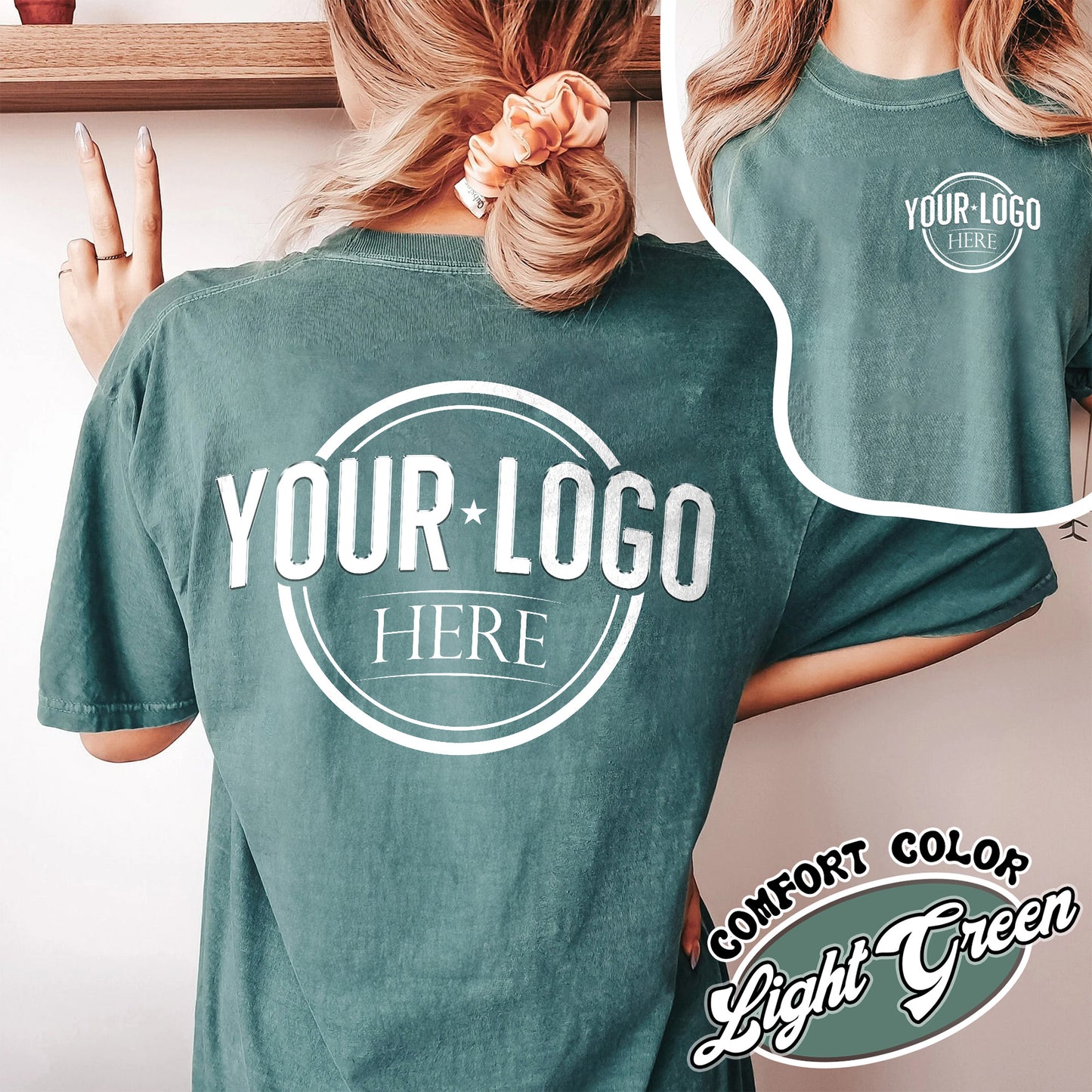 Business Logo Shirt Front and Back Shirt, Custom Logo Shirt Bulk, Custom Business Logo, Custom Shirt of My Logo, Your Logo Here Shirt