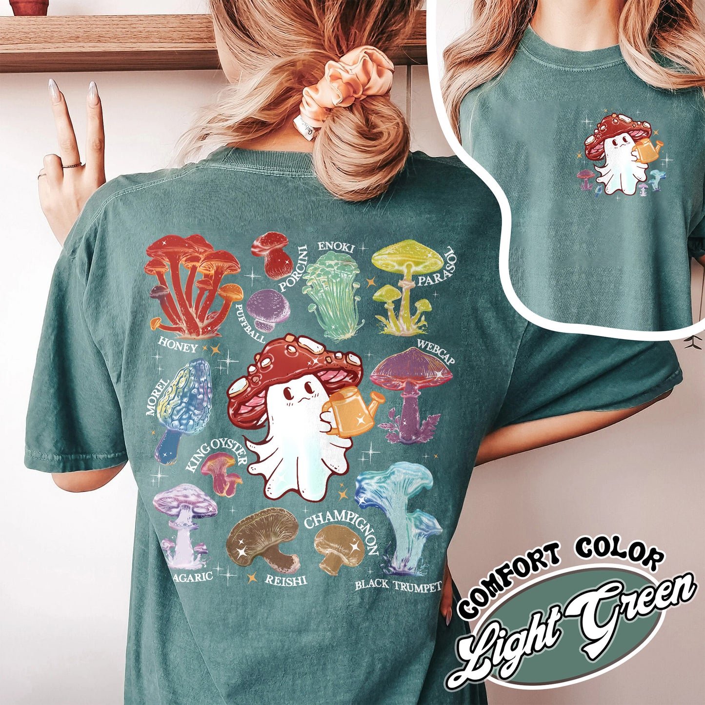 Mystical Mushroom Shirt, Magic Mushroom Microdose, Mushroom Ghost Shirt, Spooky Season Shirt, Halloween Shirt, Funny Fall Shirt, Mushroom Shirt