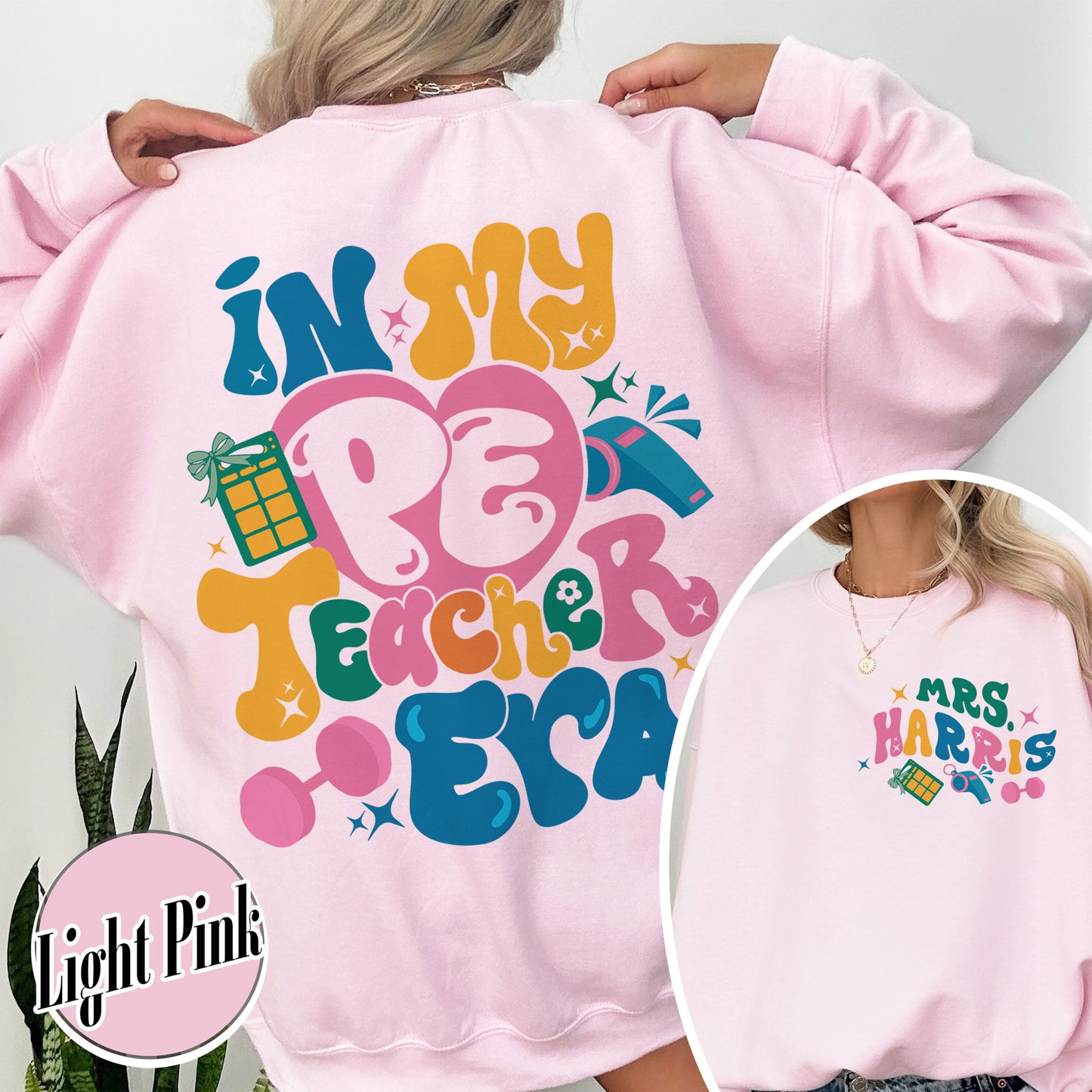 Custom Pe Teacher Sweatshirt, Physical Education Teacher Sweatshirt, Pe Teacher Appreciation Sweatshirt