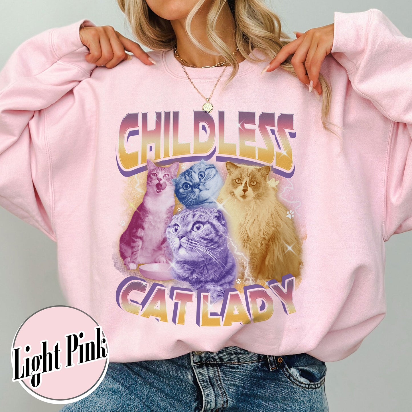 Election Sweatshirt, Childless Cat Lady Custom Bootleg 2024 Sweatshirt, Madame President Sweatshirt