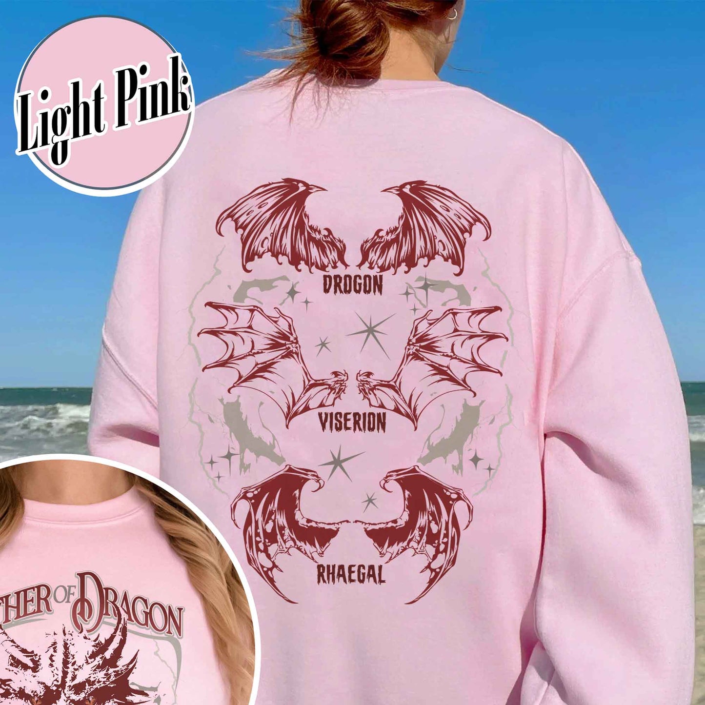 Father of the Dragon SweatShirt, Mother of Dragons SweatShirt, Mother of Dragon Year of the Dragon, Father of Dragons SweatShirt, GOT SweatShirt