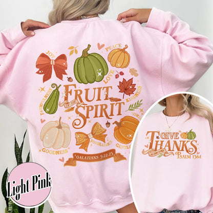 Christian Halloween Sweatshirts, Halloween Christian Pumpkin, Jesus Sweatshirt, Give Thanks to the Lord Sweatshirt, Psalms 136 Sweatshirt, Fall Autumn Sweatshirt