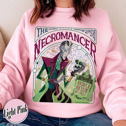 Game Lover Sweatshirt,The Necromancer Sweatshirt,Dragon Game Lover,Video Gaming Merch,Women's Video Game Gift,Gamer Sweatshirt,Fantasy Sweatshirt,Gaming Apparel