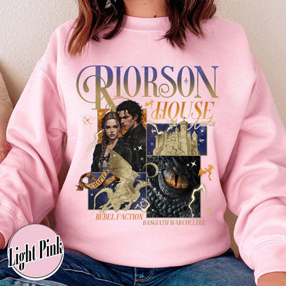 Bookish Sweatshirt, Xaden Riorson House Sweatshirt, Fourth Wing Sweatshirt, Iron Flame Sweatshirt, Rebecca Yarros Merch