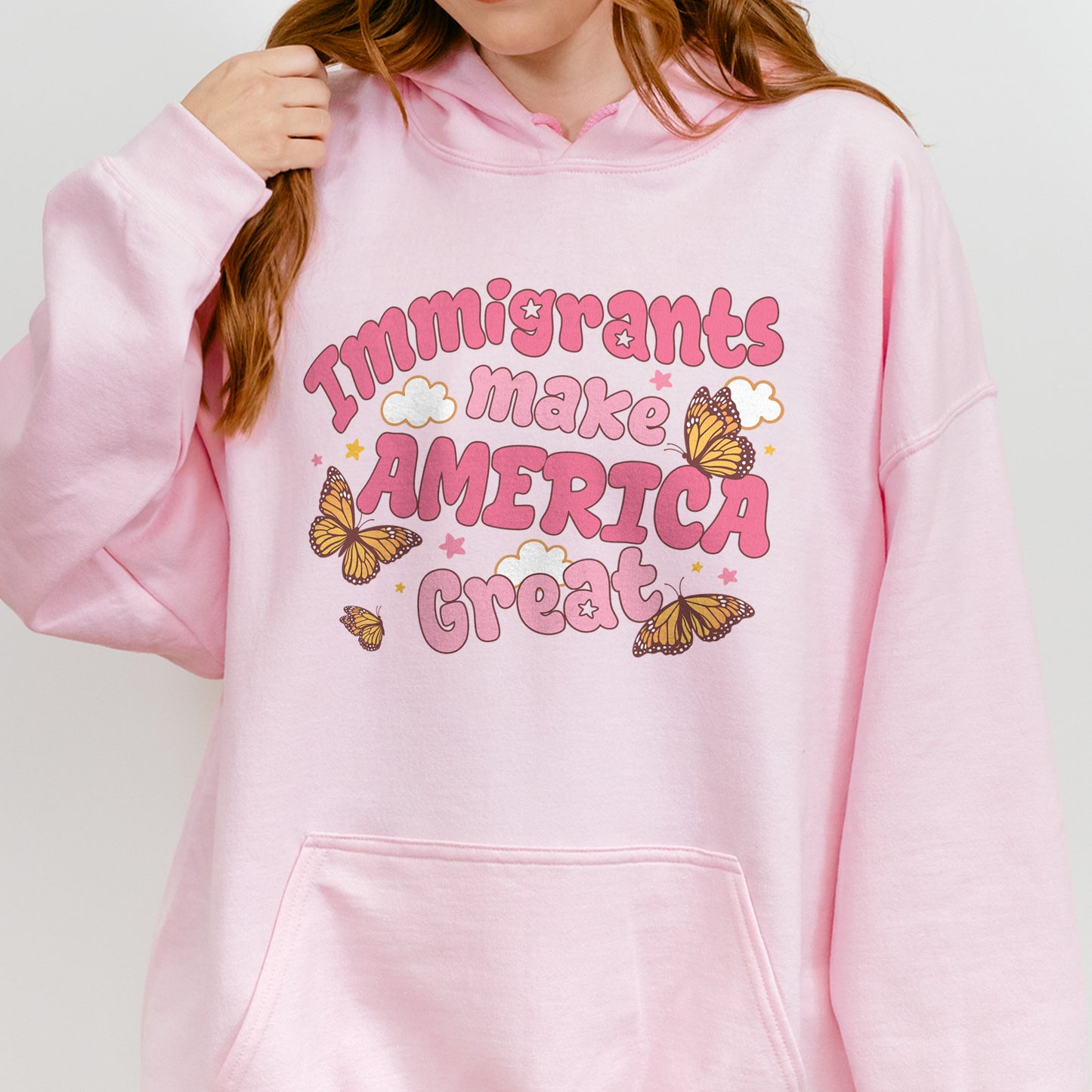 Immigrants Make America Great Activist Hoodie