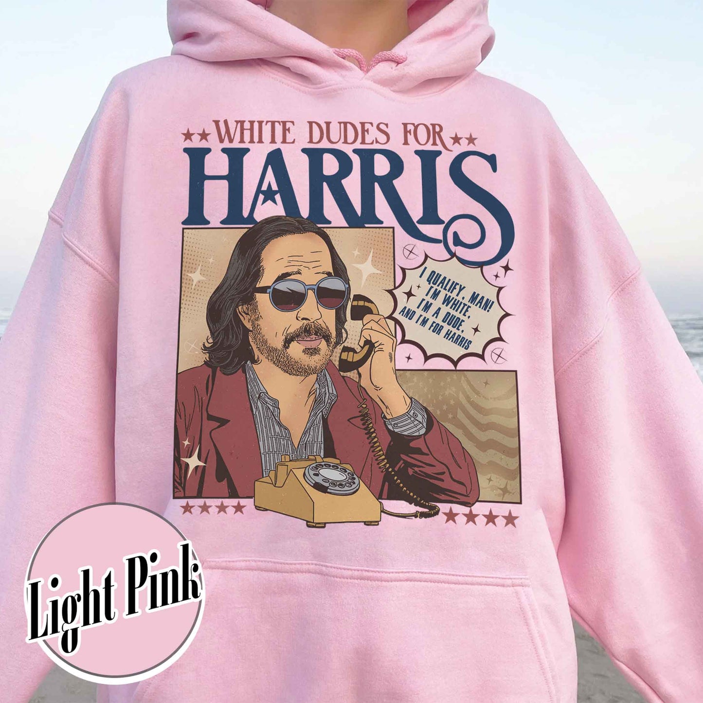 Election Hoodie, White Dudes for Madam President Hoodie, Men Zoom for Madam President Hoodie