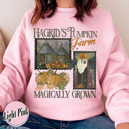 Halloween Comfort Color Sweatshirt, Hagrids Pumpkin Patch Sweatsshirt, Harry Potter Sweatshirt