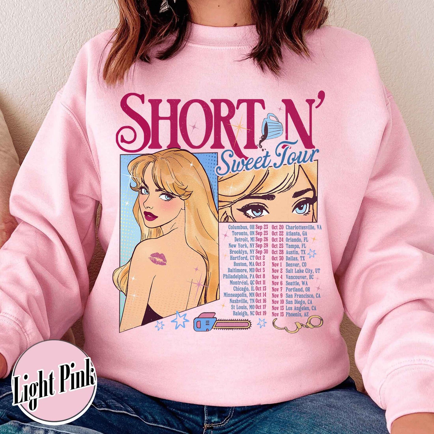 Short N Sweet Sweatshirt,Music Tour 2024,Please Please Please Sweatshirt,Espresso Sweatshirt,Concert Sweatshirt,Soft Girl Aesthetic,Music Lover Gift,Taste Sweatshirt