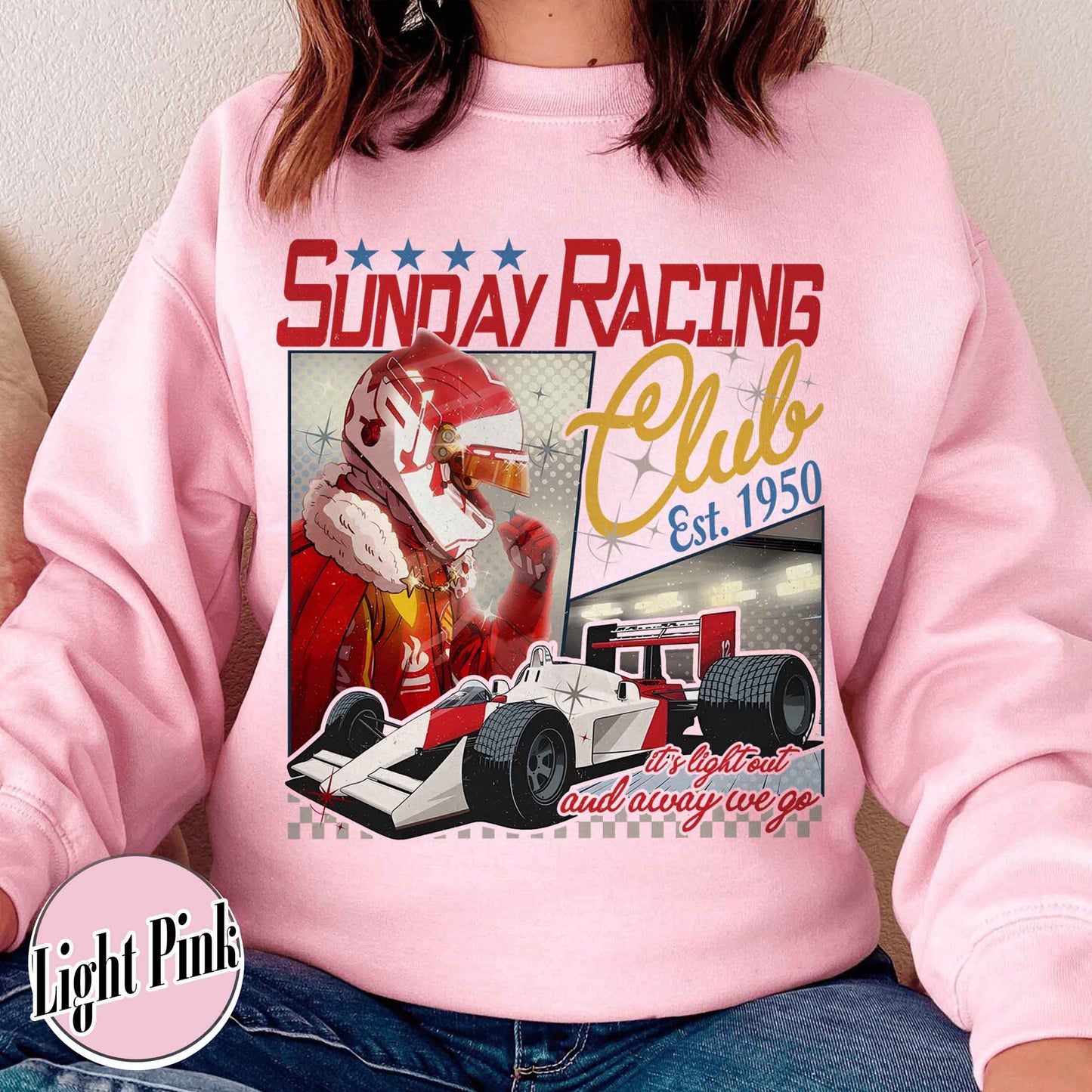 Sundays Racing Club Sweatshirt, Formula 1 Sweatshirt, Sunday Racing Club, Racing Car Outfit Sweatshirt, Sundays for F1, Sundays Are for Formula One, F1 Sweatshirt