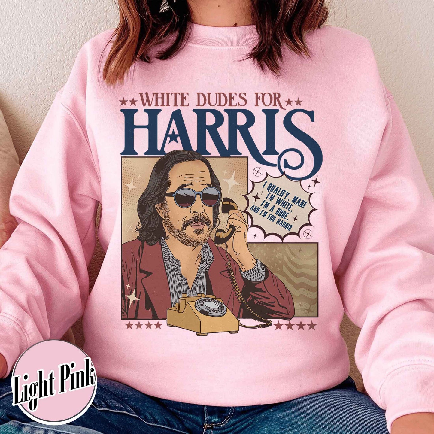 Election Sweatshirt, White Dudes for Madam President Sweatshirt, Men Zoom for Madam President Sweatshirt