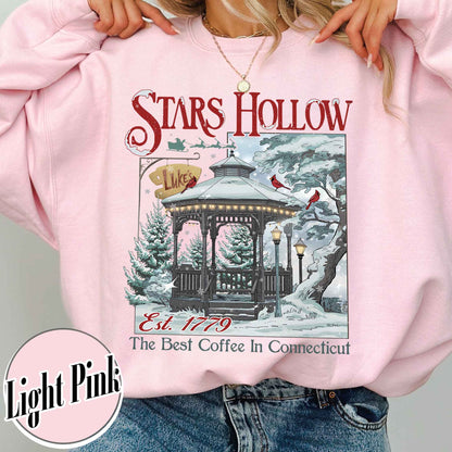 Stars Hollow Christmas Festival Sweatshirt, Stars Hollows Sweatshirt, Christmas Gift, Connecticut Sweatshirt, Retro Style Sweatshirt, Stars Hollow 1779 Connecticut