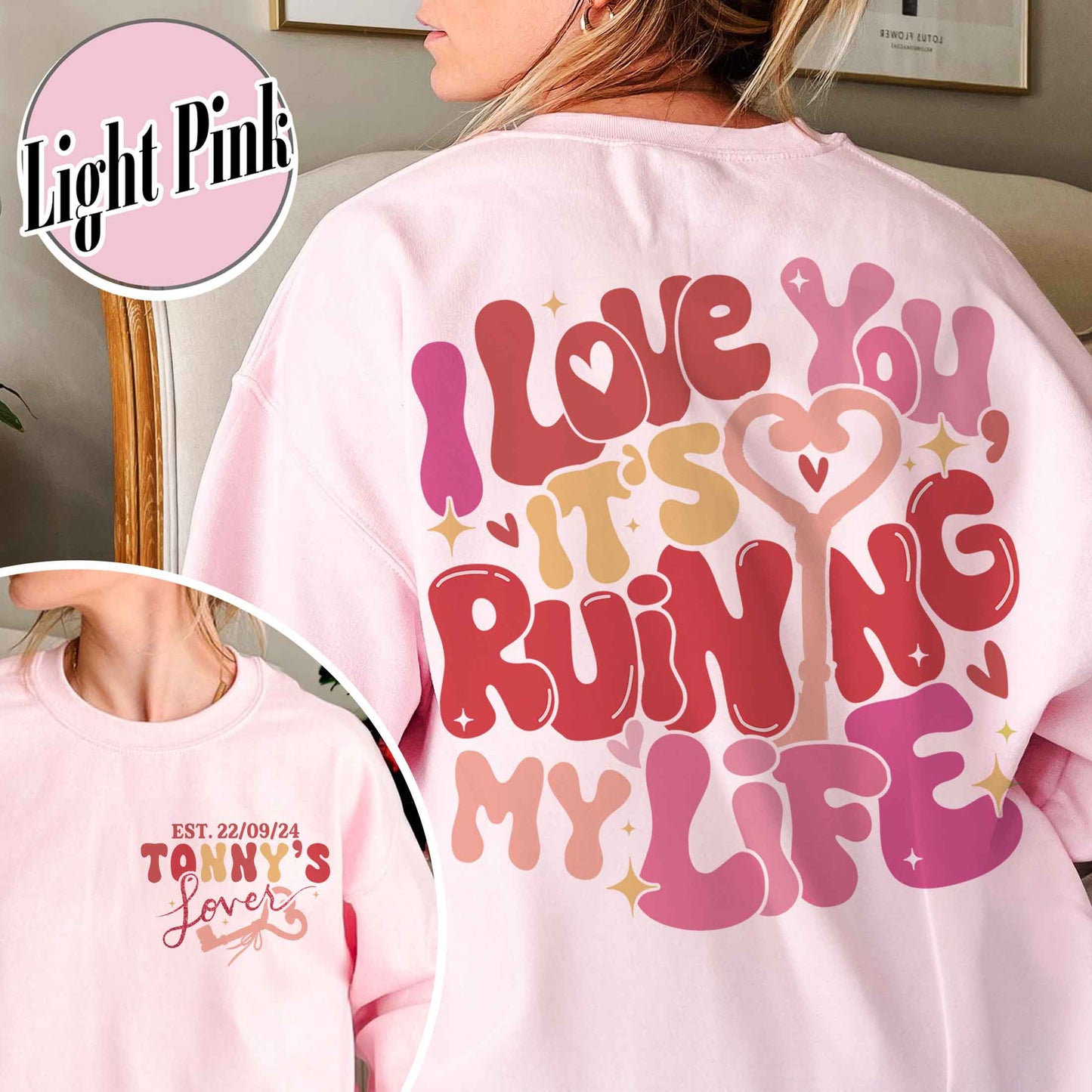 Custom Couples SweatShirt, She Found Her Lover Personalized, She Found Her Lover Theme, Lover Lyrics SweatShirt, Gift for Her, Gift for Him