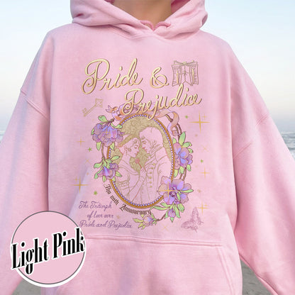 Bookish Hoodie, Pride and Prejudice 20th Anniversary Hoodie for Fan, Pemberley Hoodie