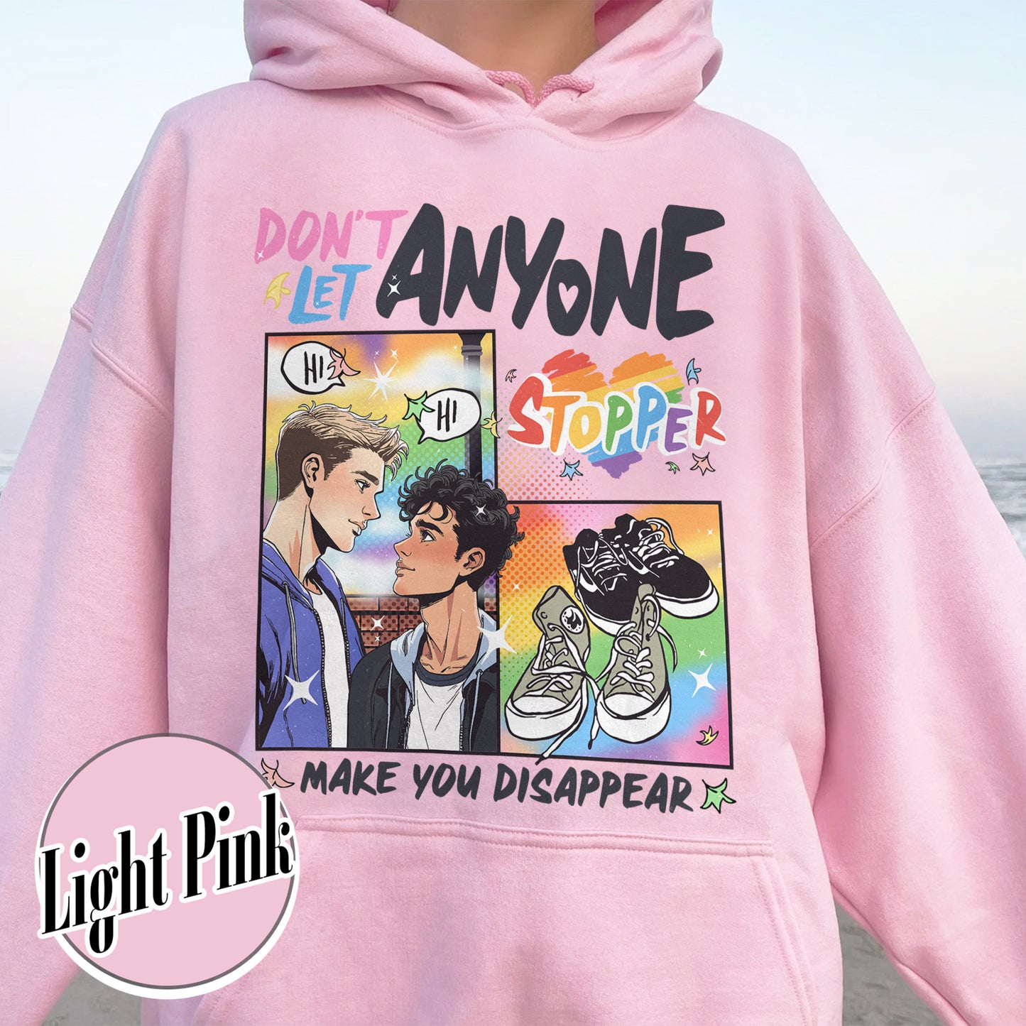 LGBT Book Hoodie, LGBTQ Hoodie, Don’t Let Anyone Make You Disappear Hoodie, Pride Month Hoodie