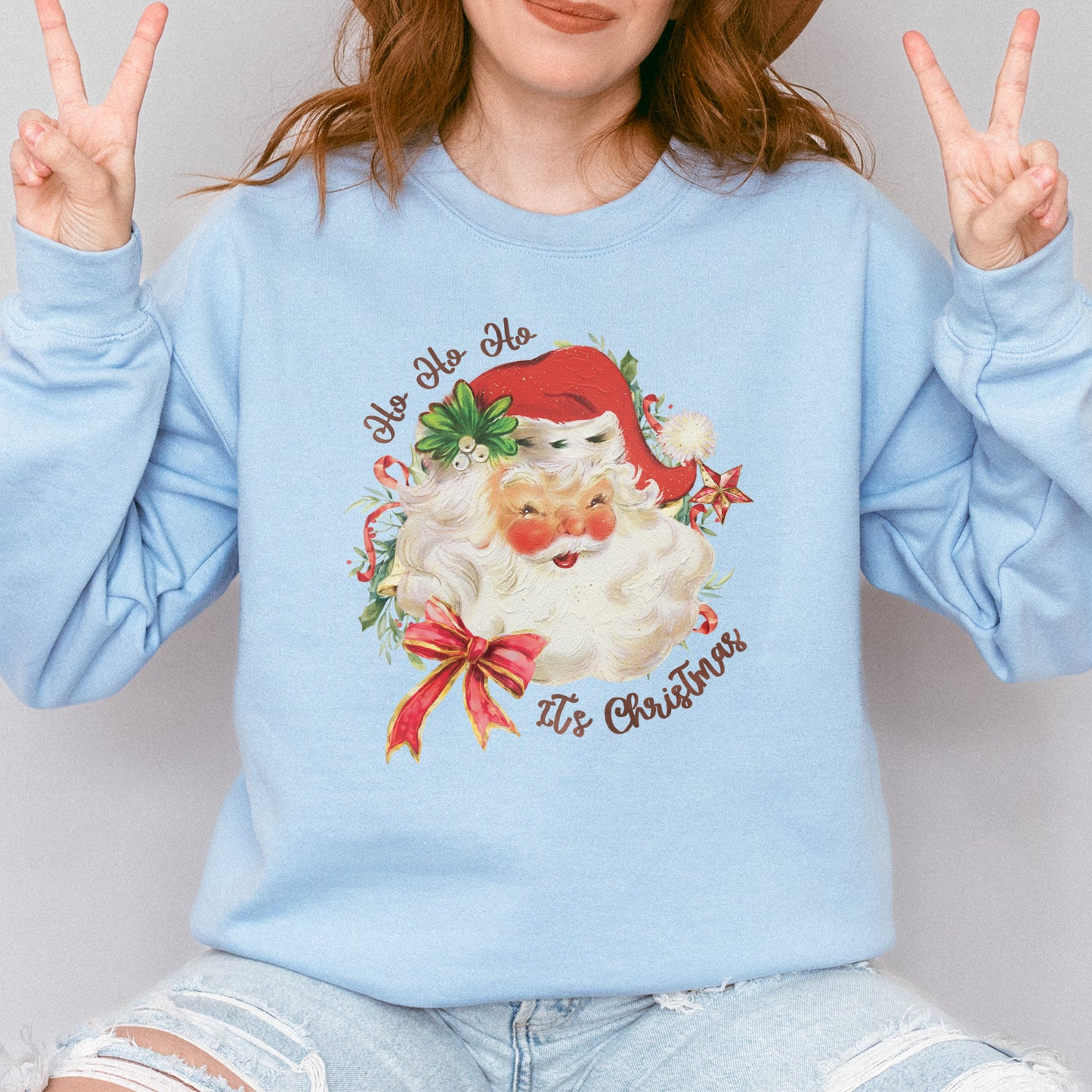 Vintage Santa Claus Retro Christmas Sweatshirt