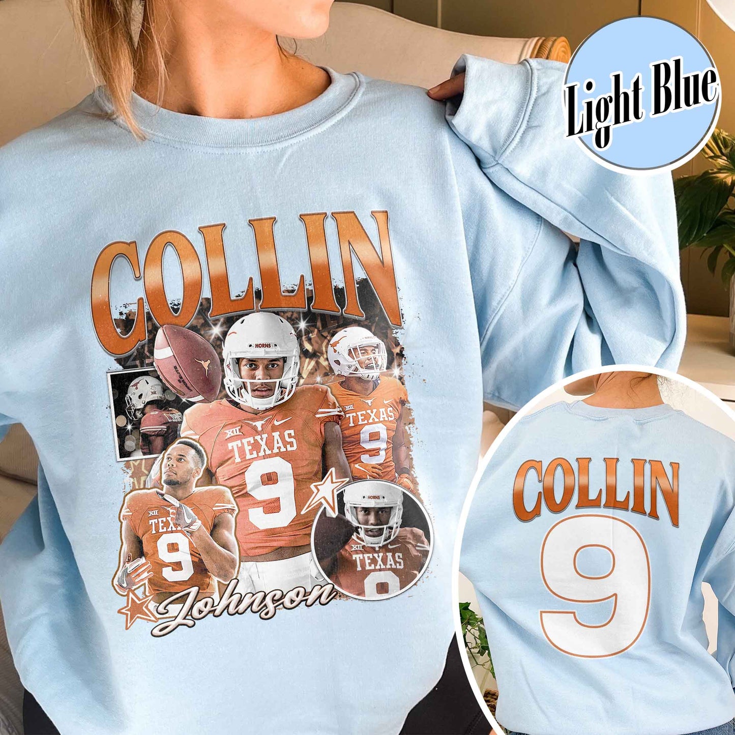 Football Custom Bootleg Sweatshirt, Supportive Game Days Sweatshirt, Custom Player Sweatshirt