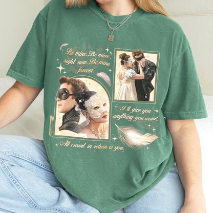 From Masquerade to Marriage – Benophie Inspired – Bridgerton Benedict & Sophie Regency Romance Tshirt
