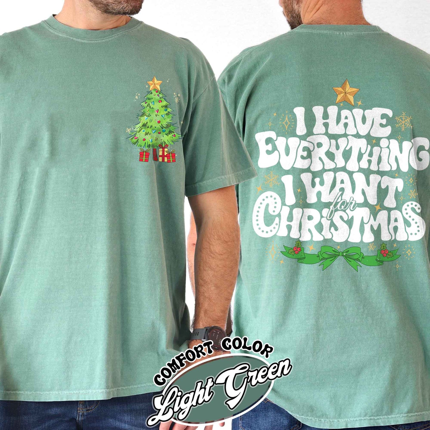 I Have Everything I Want For Christmas Shirt, It's Me I'm Everything Shirt,Matching Christmas Couple Sweaters Funny, Holiday Couples Shirt