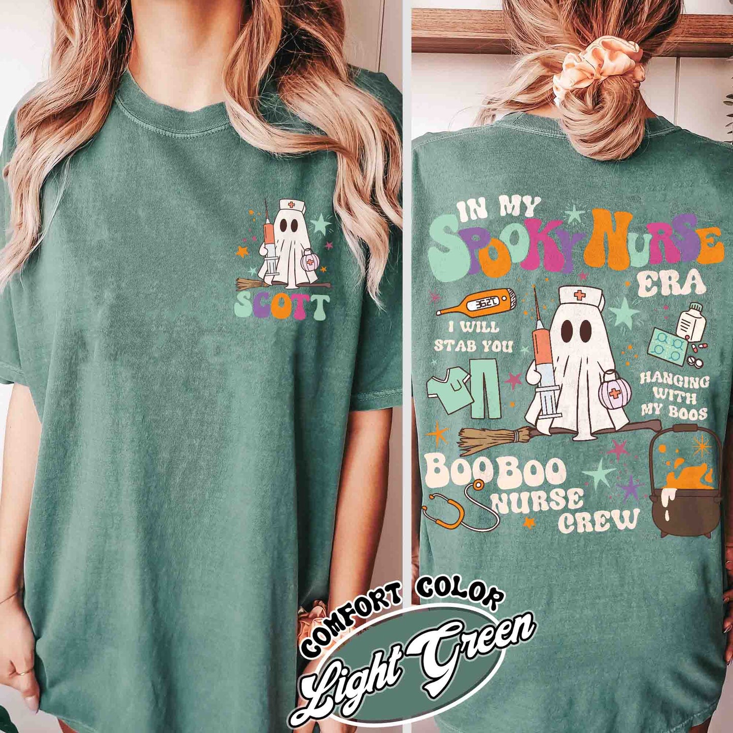 Spooky Nurse Era Shirt, Nurse Halloween, Halloween for Nurses at Work, Halloween Shirt, Spooky Season Nurse Shirt, Er Nurse Shirt Halloween