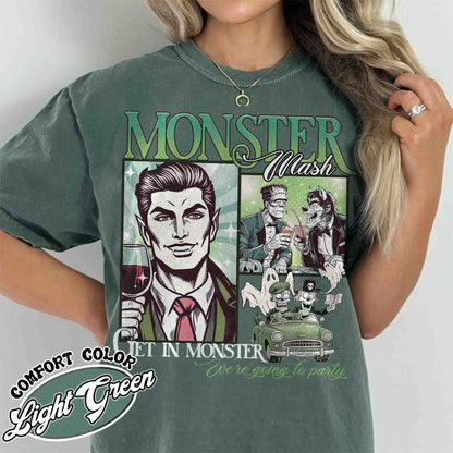 Monster Mash Comfort Colors, Monster Mash Shirt, Monster Mash Tshirt, Ghost Halloween Shirt, Get in Monster Shirt, Monster Shirt, Fall Shirt