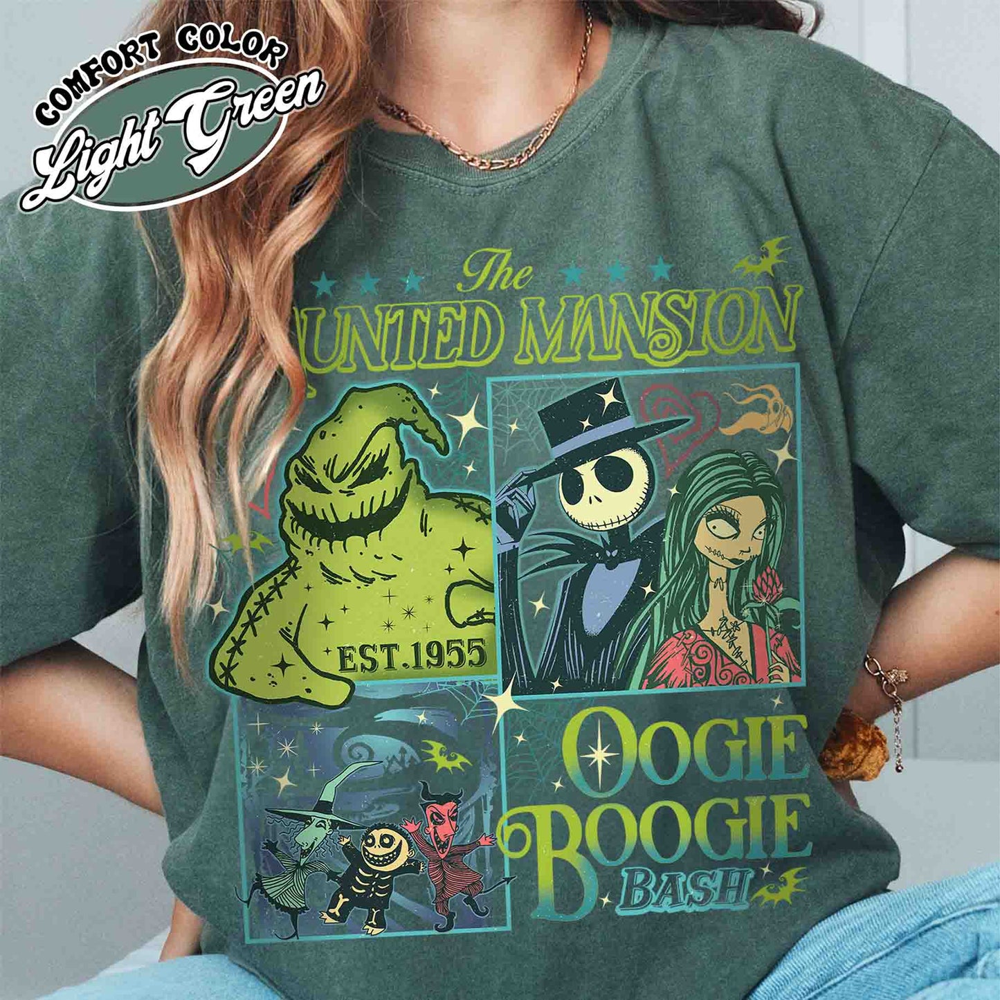 Nightmare On Main Street Comfort Colors Tshirt, Halloween Shirt For Women, Halloween Fall Shirt Retro Halloween Shirt, Haunted Mansion Shirt