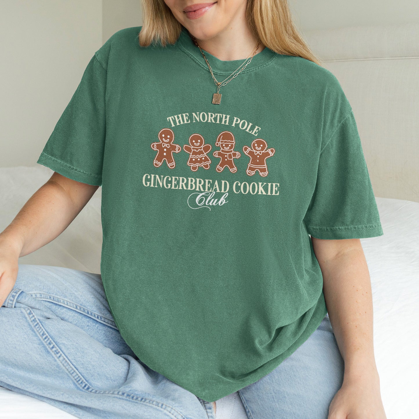 Gingerbread Cookie Club Shirt: Vintage Holiday Tee