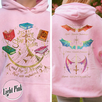 Fan Of ACOTAR Series Two Sided Hoodie,Velaris Hoodie Acotar Velaris City Of Starlight,Rhysand Hoodie,The Bat Boys Hoodie,SJM Inspired Hoodie