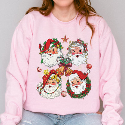 Vintage Santa Claus Retro Christmas Sweatshirt