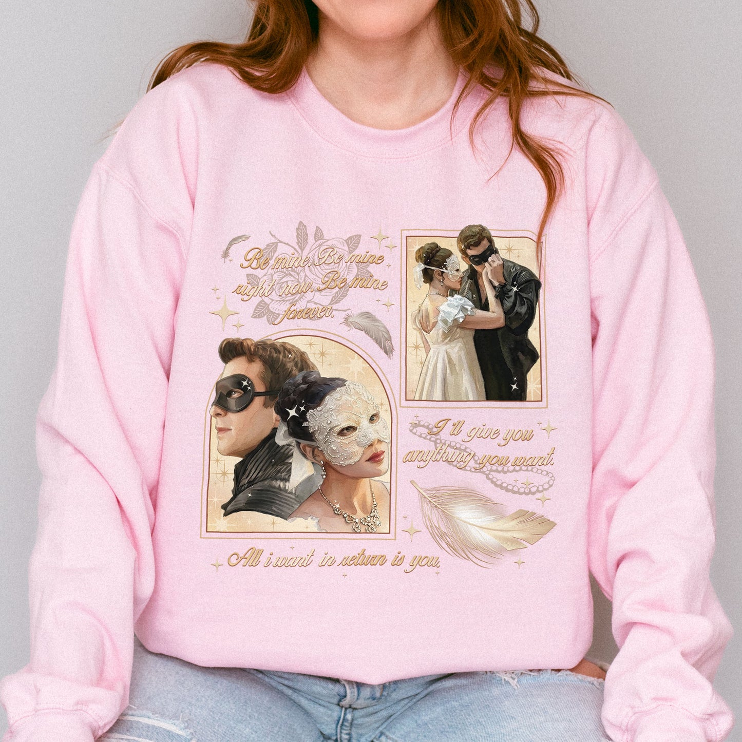 From Masquerade to Marriage – Benophie Inspired – Bridgerton Benedict & Sophie Regency Romance Sweatshirt