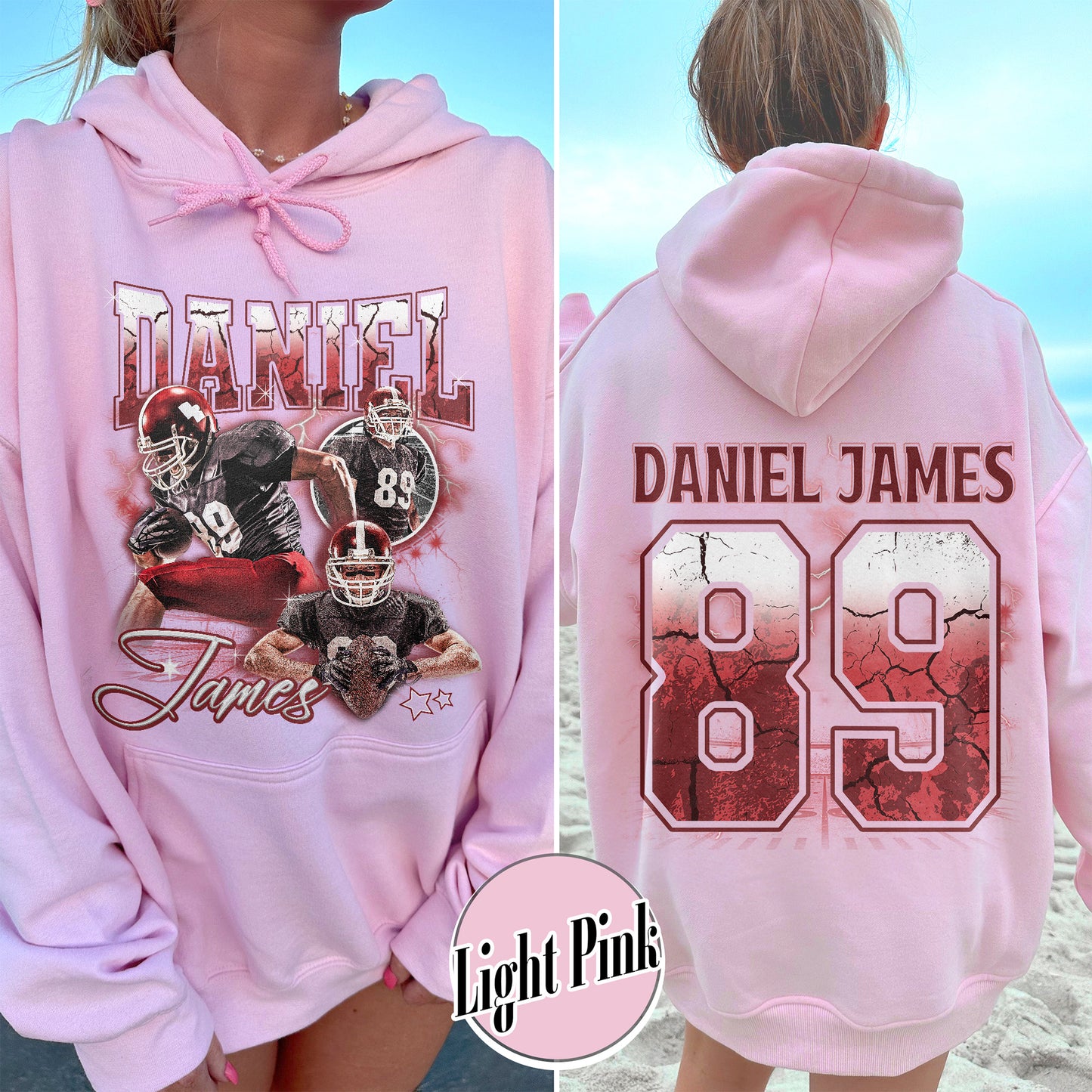 Bootleg Hoodie Football Hoodie, Bootleg Hoodie Football, Custom Face Hoodie Football, Custom Photo Football, Custom Football Hoodie With Picture