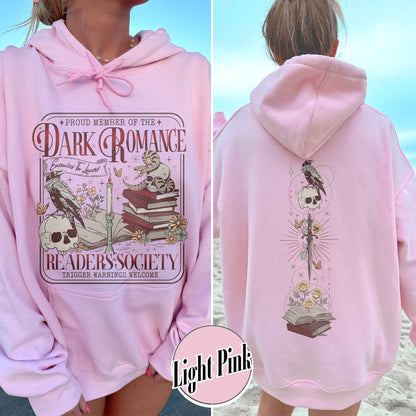 Dark Romance Book Club Hoodie, Good Girls Read Dark Romance Hoodie, Dark Romance Social Club, Dark Romance Era, Dark Romance Gift, Book Lover