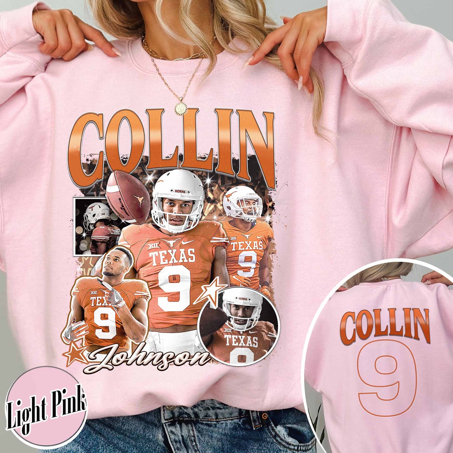 Football Custom Bootleg Sweatshirt, Supportive Game Days Sweatshirt, Custom Player Sweatshirt