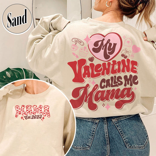 Mama Valentines Sweatshirt,Valentines Day Sweatshirts For Woman,Valentines Day Gift,Valentines Mom Gift
