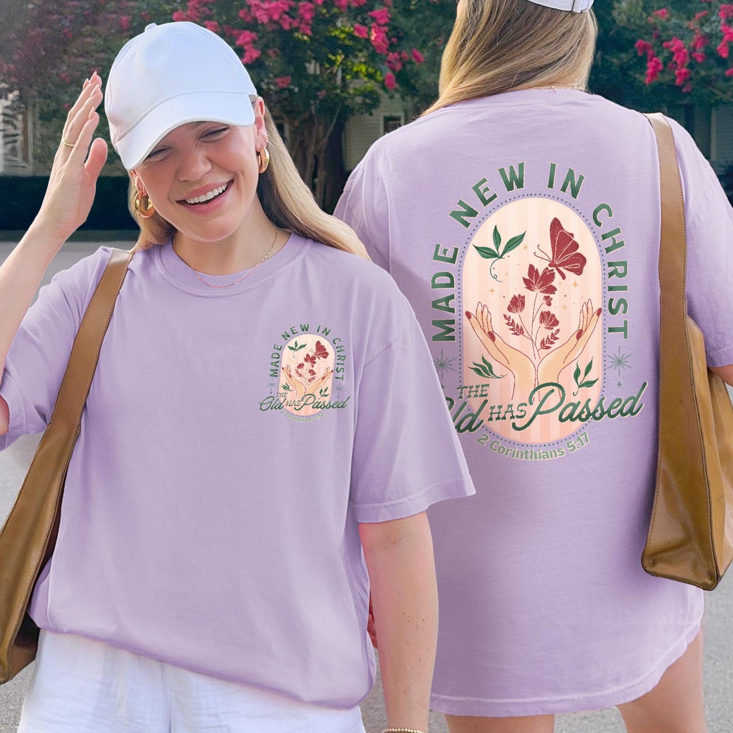 Made New in Christ Shirt – 2 Corinthians 5:17 Bible Verse Tee, Christian Faith Top