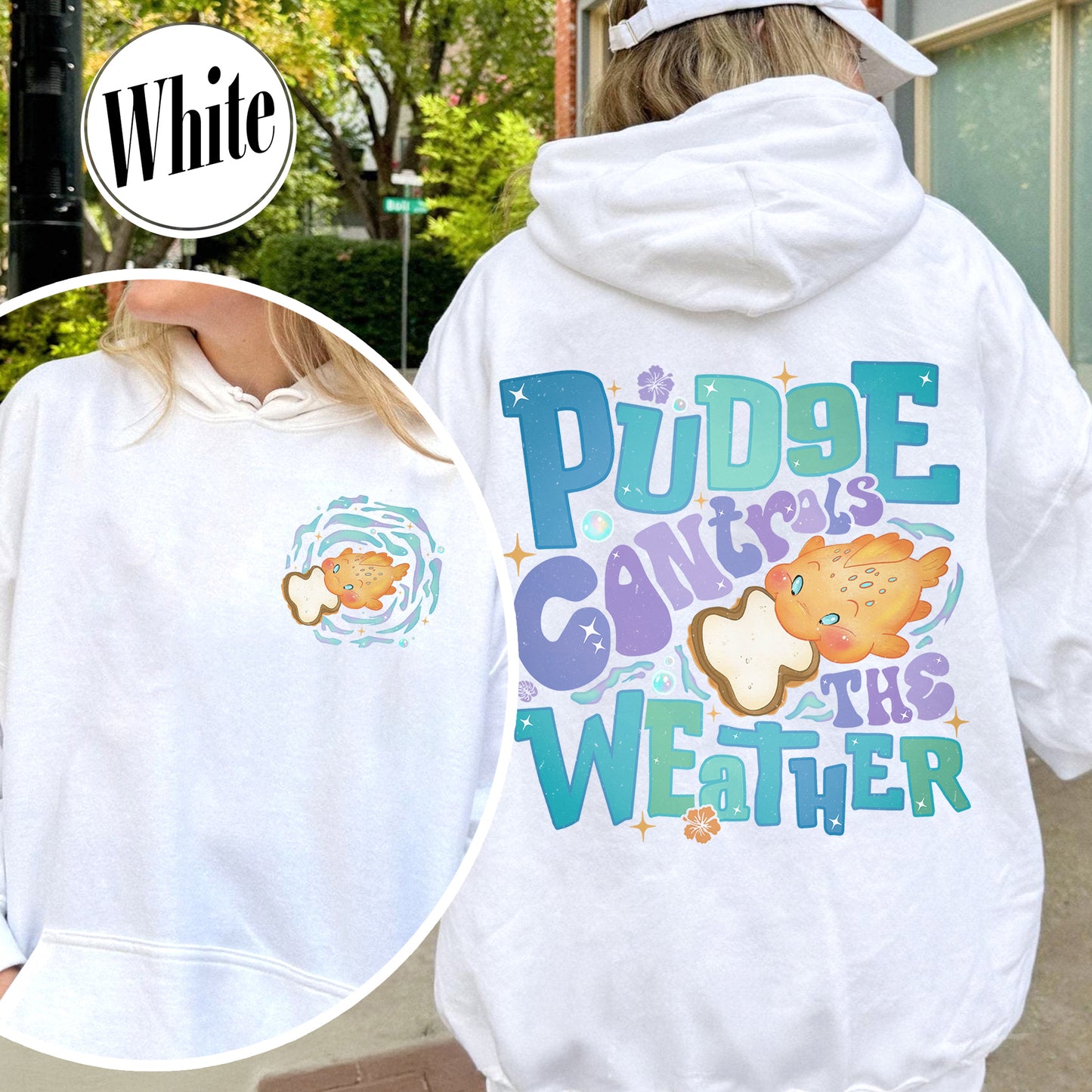 Magic Kingdom Hoodie, Fish Pudge Controls the Weather Hoodie, Family Matching Hoodie