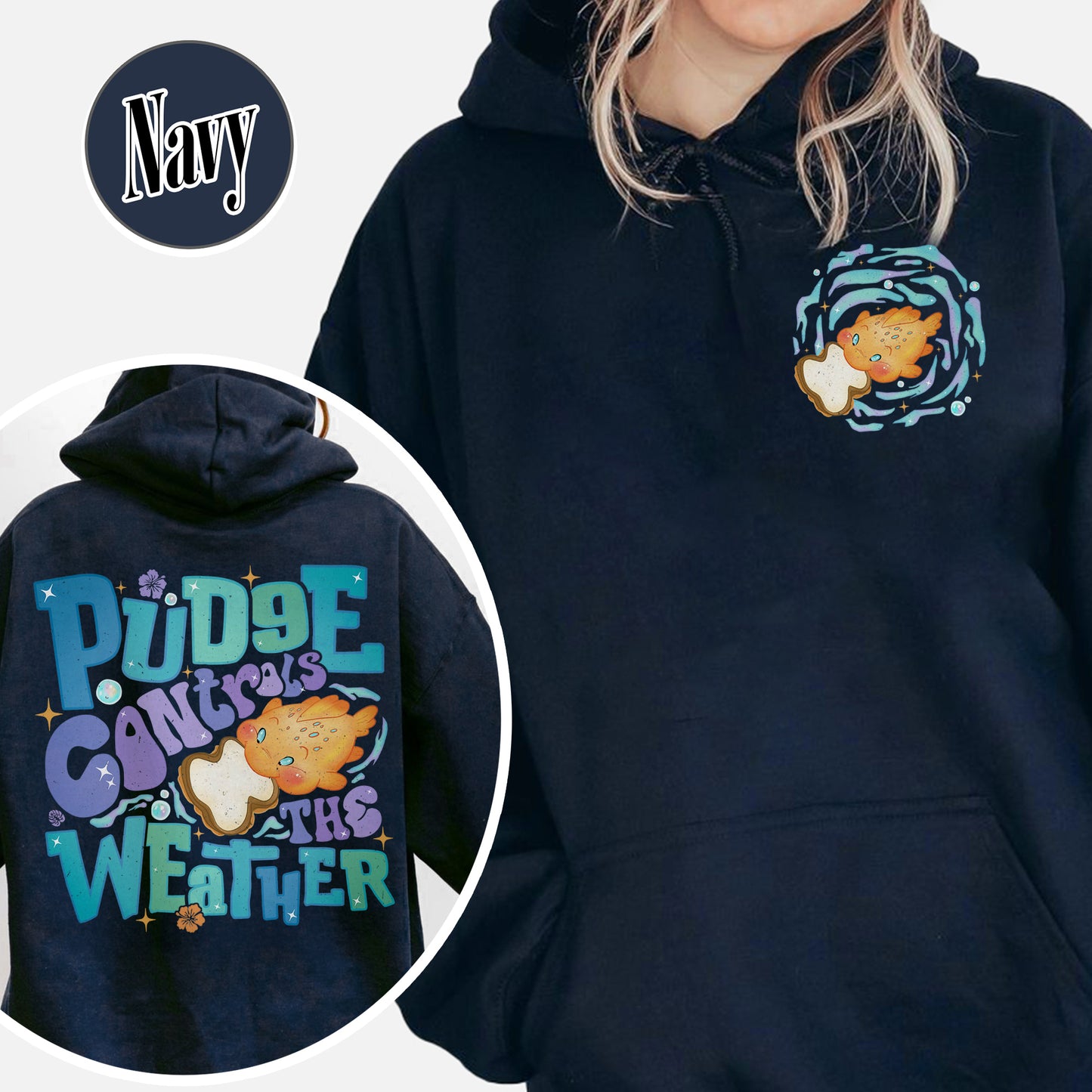Magic Kingdom Hoodie, Fish Pudge Controls the Weather Hoodie, Family Matching Hoodie