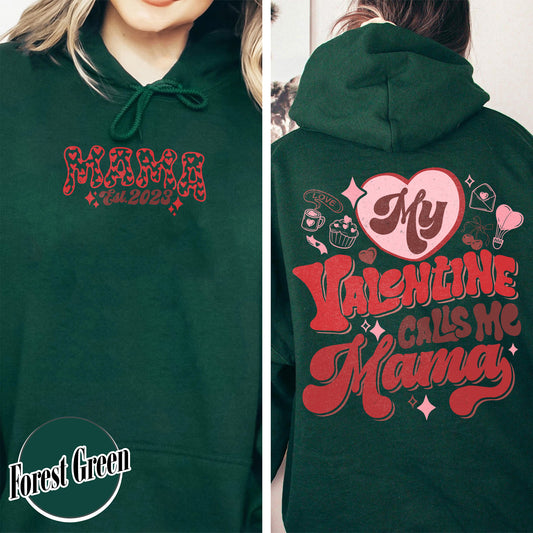 Mama Valentines Hoodie,Valentines Day Hoodie For Woman,Valentines Day Gift,Valentines Mom Gift