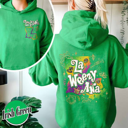 Mardi Gras Hoodie,La Weezy Ana Hoodie,Mardi Gras 2025,Fat Tuesday,Funny Mardi Gras Hoodie