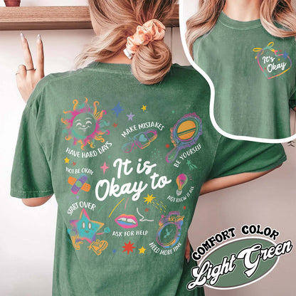Mental Health Comfort Color Shirt, It’s Okay To Make Some Mistakes Shirt, Kindness Shirt