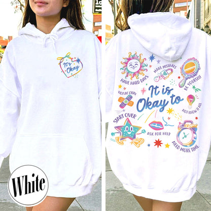 Mental Health Hoodie, It’s Okay To Make Some Mistakes Hoodie, Kindness Hoodie