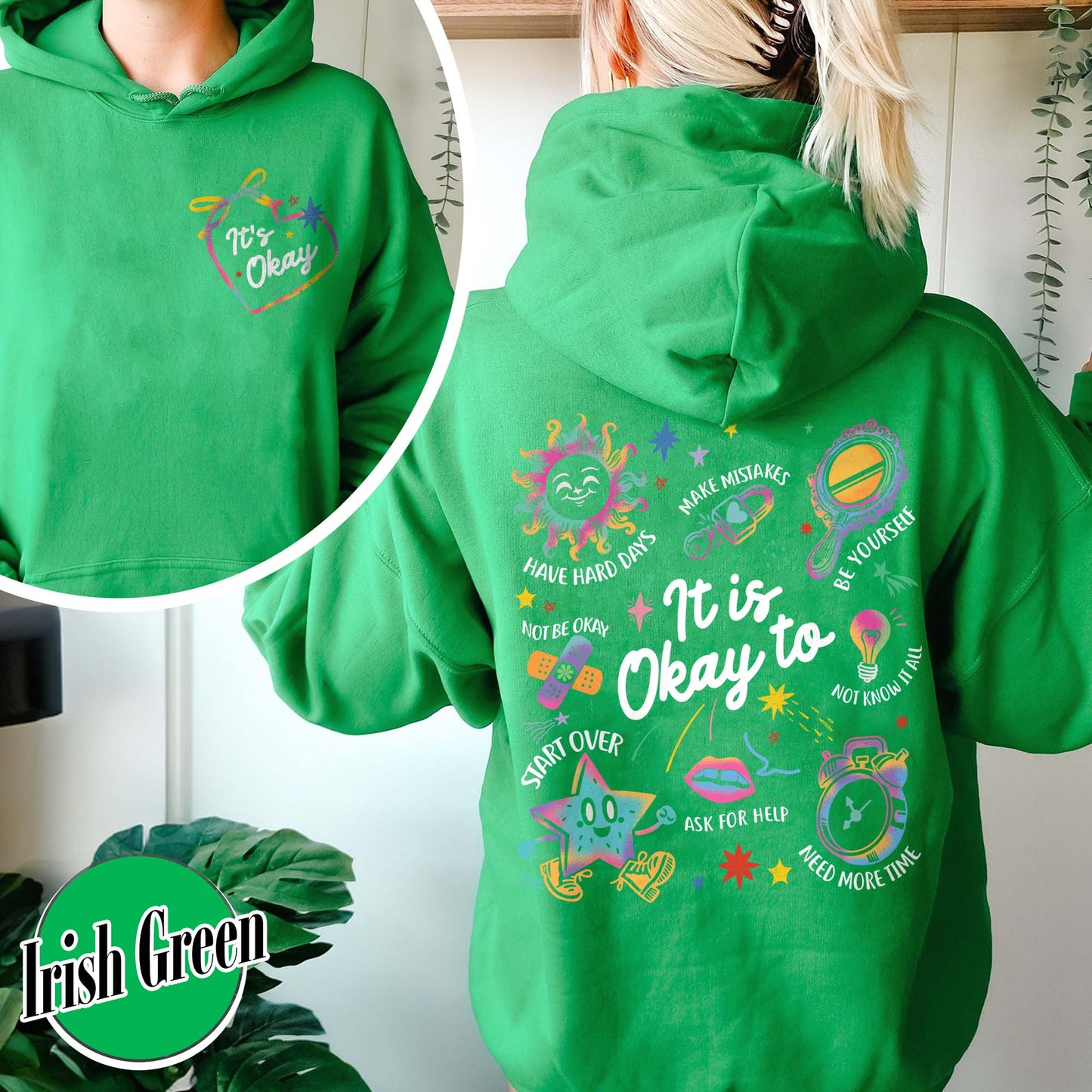 Mental Health Hoodie, It’s Okay To Make Some Mistakes Hoodie, Kindness Hoodie